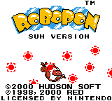 Robopon title screen